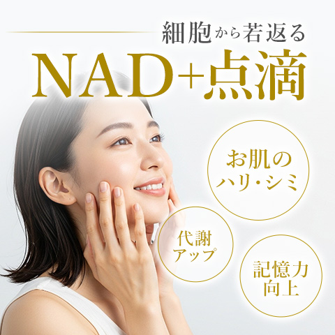 NAD点滴（ニコチンアミドアデニンジヌクレオチド点滴）